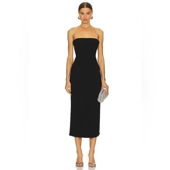 Song of Style from REVOLVE Dion Embellished Maxi Dress in Black